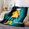 Customizable Coraline1 Throw Blanket – Personalized Name, All-Season Cozy Snug Blanket, Machine Washable, Personalized Blanket