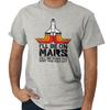 Ill Be On Mars Nerd American Space Womens or Mens Crewneck T Shirt Tee