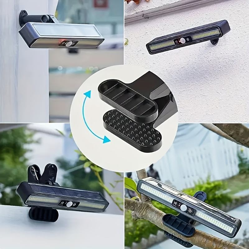 Clip On Solar Motion Lights Solar Fence Lights Outside with 36 LEDs Outdoor Waterproof Portable Solar Powered Security Light New