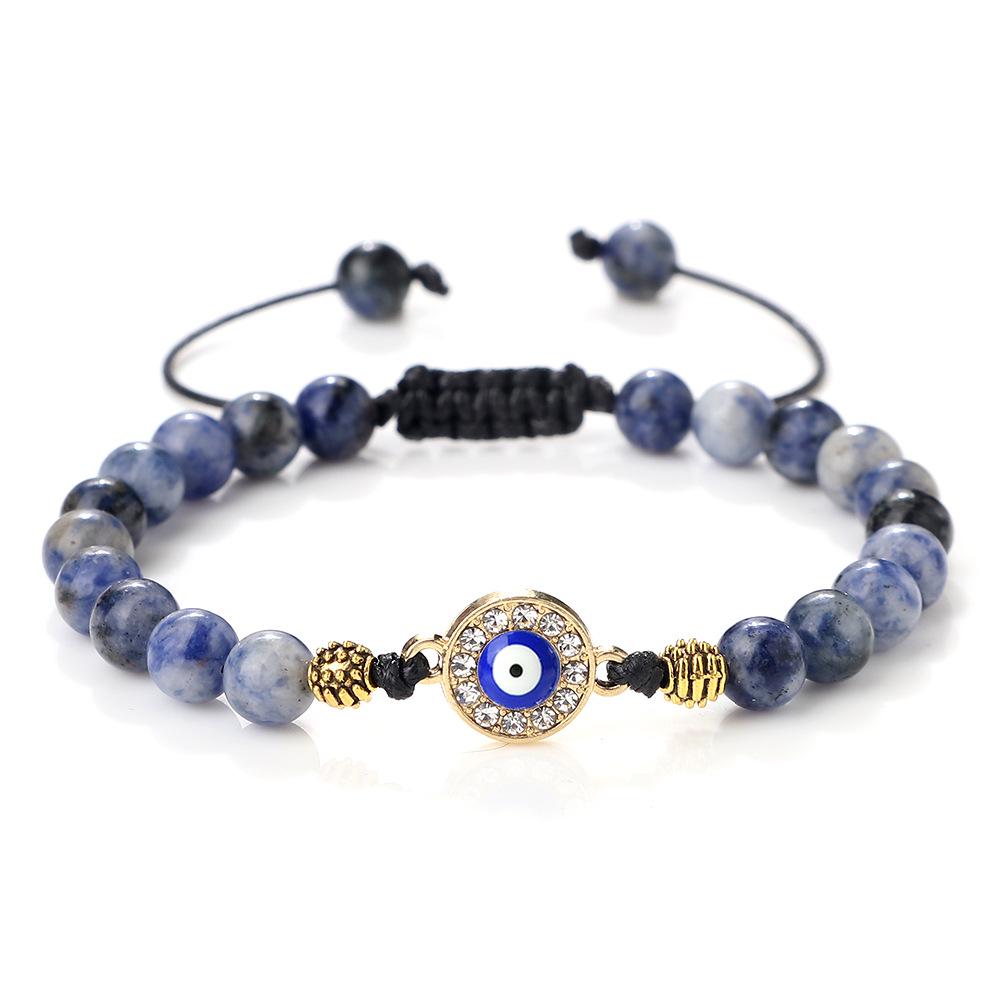 Handmade Ethnic-Style Demon Eye Beaded Bracelet