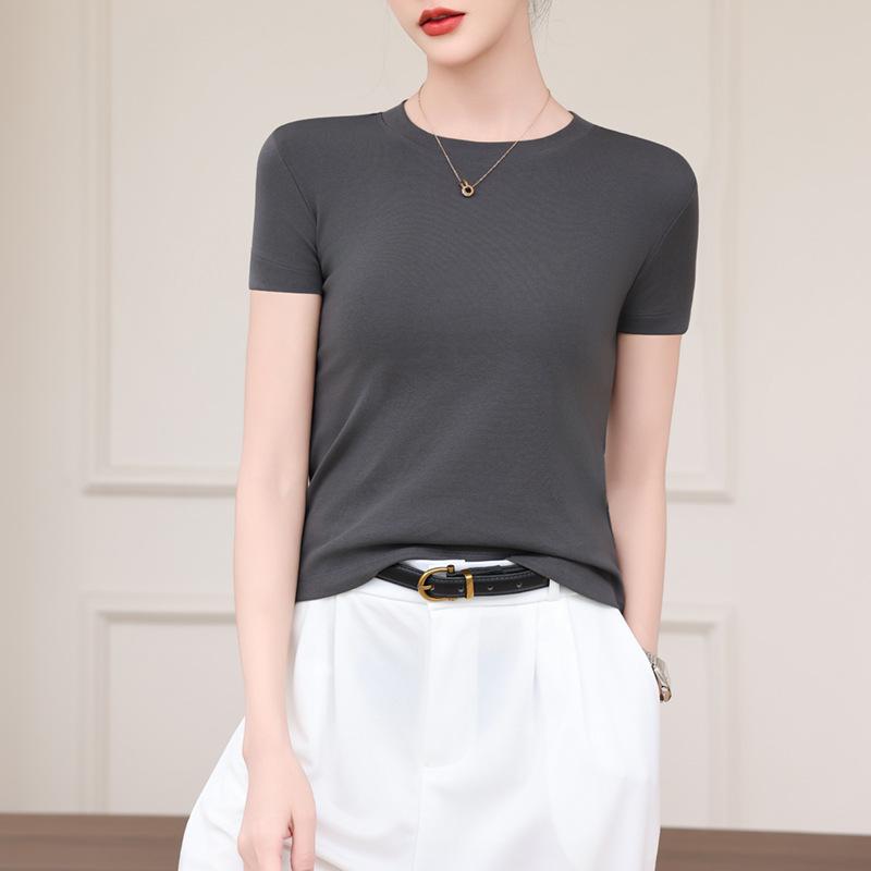 Women's Spring/Summer 2026 Breathable Round Neck Short Sleeve Base Layer Tee