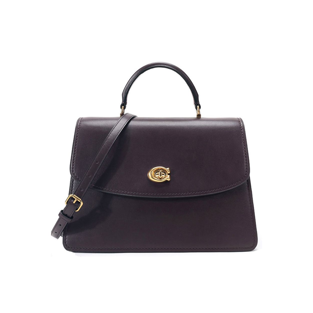Coach Women's Dark/Red Parker 32 Top Handle Crossbody Shoulder Bag Handbags - 69519-B4oxb