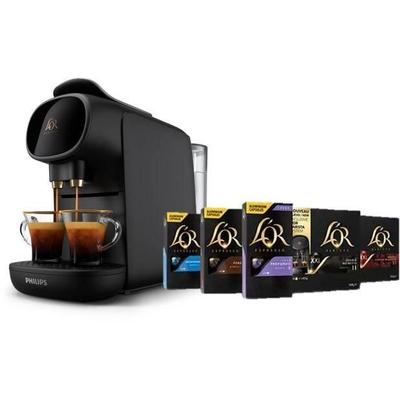 Doppelkapsel-Kaffeemaschine - PHILIPS - L'Or Barista Sublime - LM9012/65 - Schwarz + 50 Kapseln inklusive
