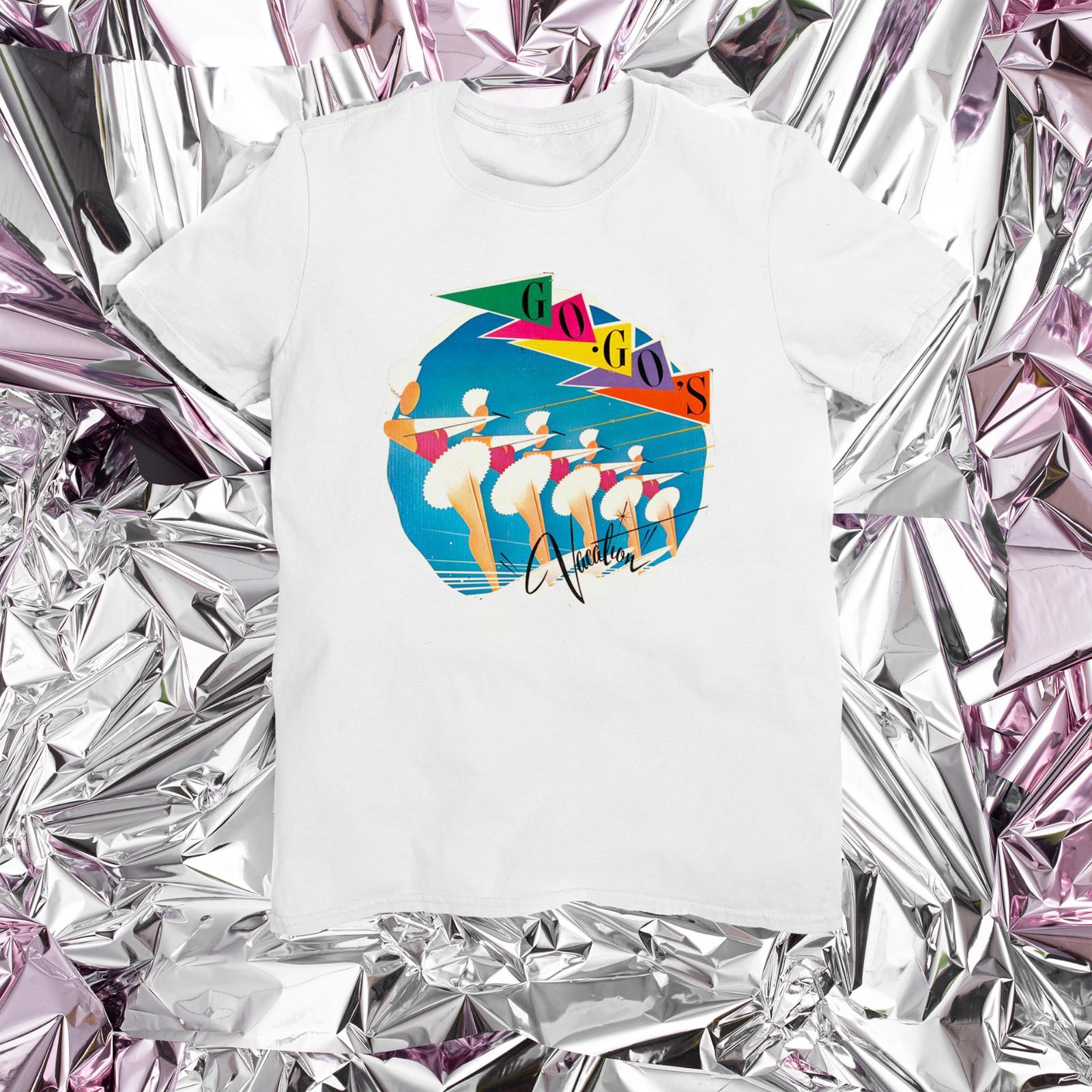 New Popular The Go Go s Vacation 1982 White Size S to 4XL Unisex T-Shirt XL