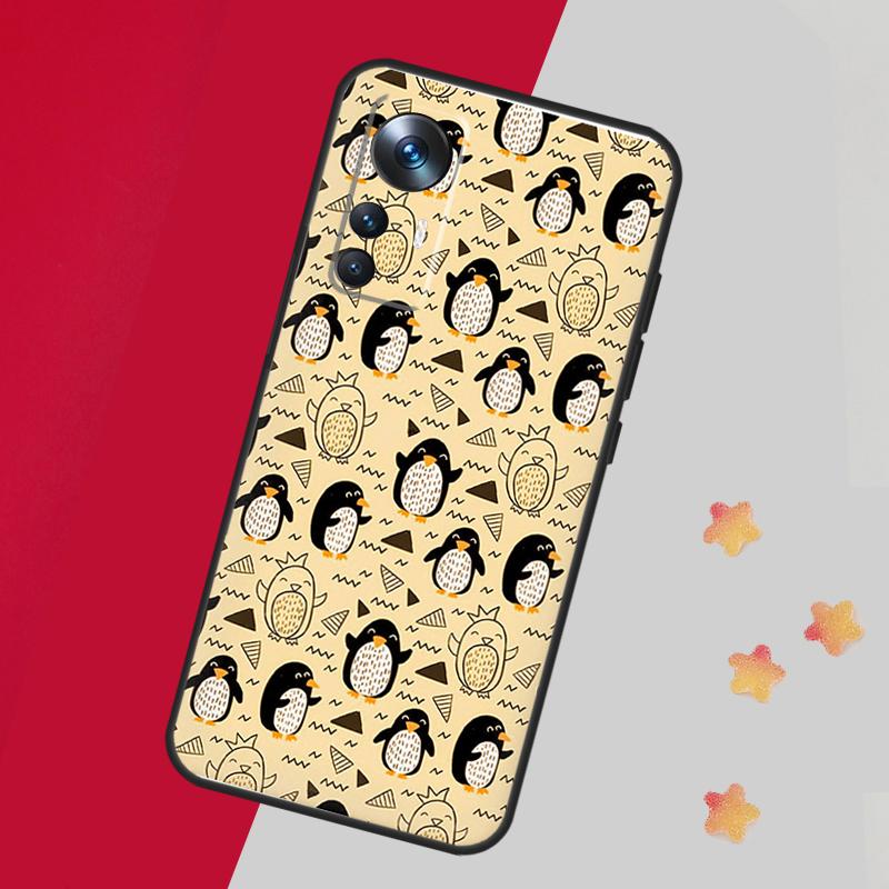 Cute Kawaii Penguin Case For Xiaomi 14T 11T 12T 13T 15 Pro 13 14 Ultra Cover For POCO F7 F5 F6 X3 X5 X6 X7 Pro