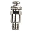 1pc Pneumatic Valve 2 Position 3 Way 2.4mm 3 Ports 5Hz Metal Silver Tone Need Filling Oil TAC-3P Pneumatic Valve