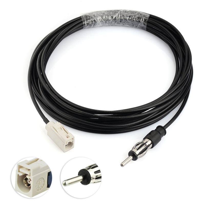 Eightwood Auto DAB+FM Radio Stereo Verstärkte Antenne Dachmontage Shark Fin SMB Antenne Ersatzkabel für Pioneer Sony DAB Kit
