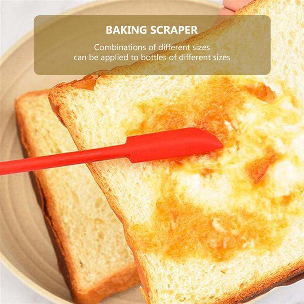 Soft Silicone Cream Spoon Baking Pastry Butter Scrapers Spatulas Cake Tools Kitchen Accessories
