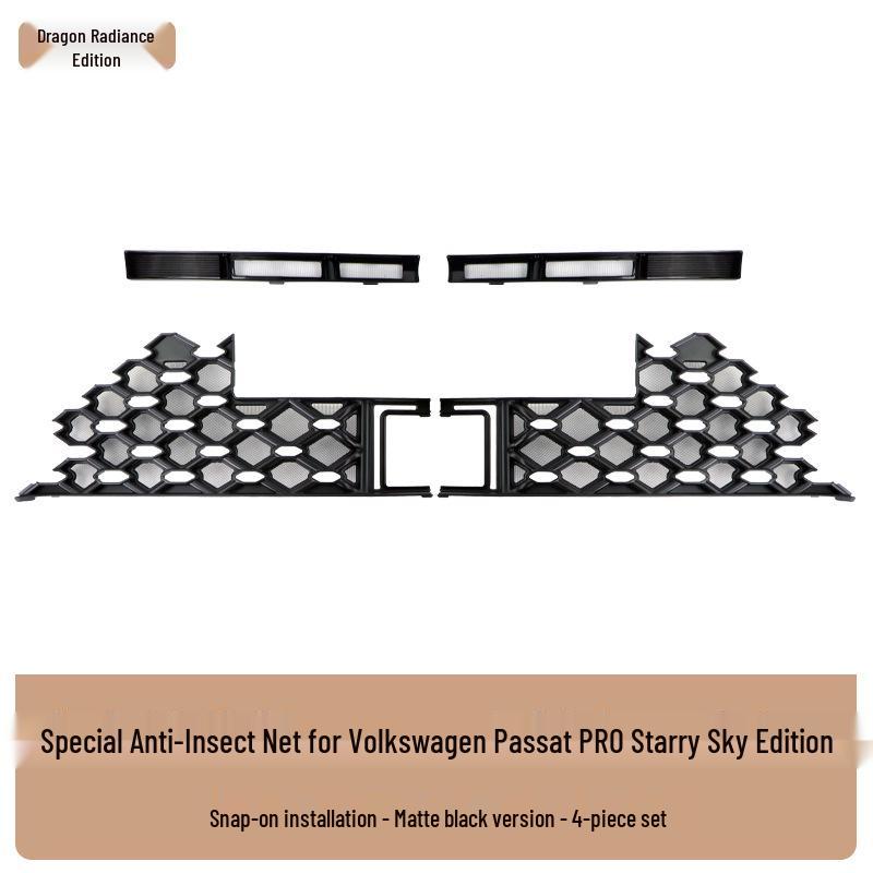 Volkswagen Passat Starry Sky Insect Net: Front Grille & Radiator Grille Cover Mod for Insects & Catkins