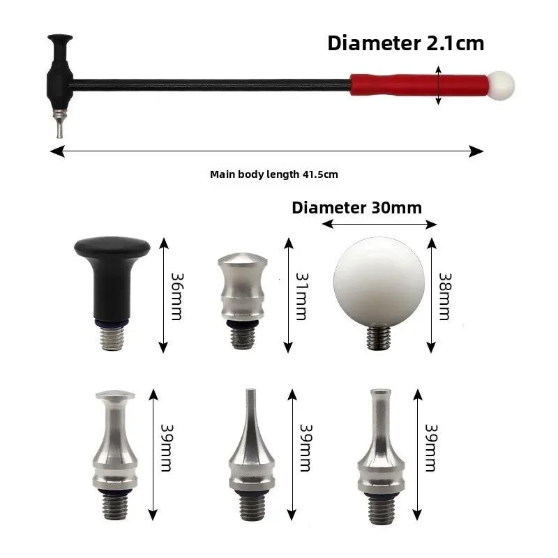 Titanium Alloy Tapper Hammer with Carbon Fiber Handle M8 Screw for Car Dent Repair Tools Dent Repair Kit Auto Accessoires
