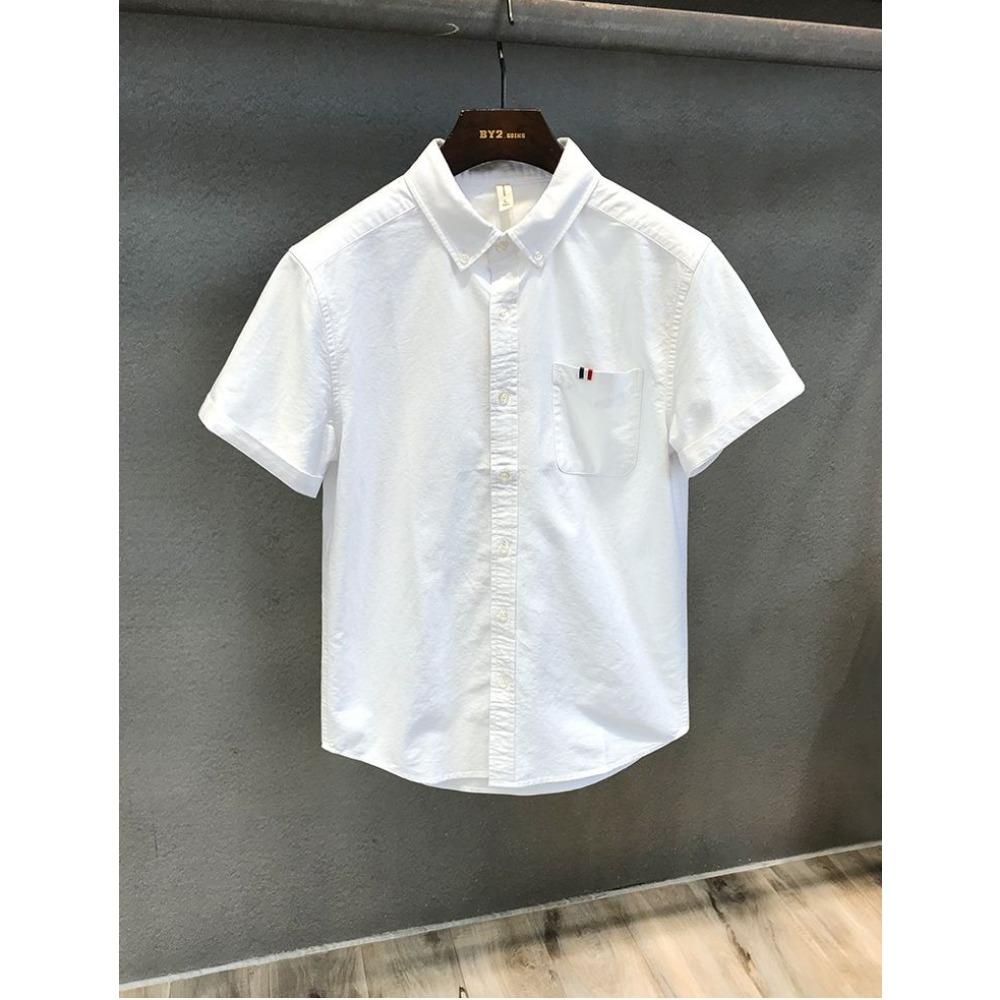 2025 Summer New Style Fashionable High-end Simple Short-sleeved Men's Summer Handsome Casual and Versatile Handsome Top