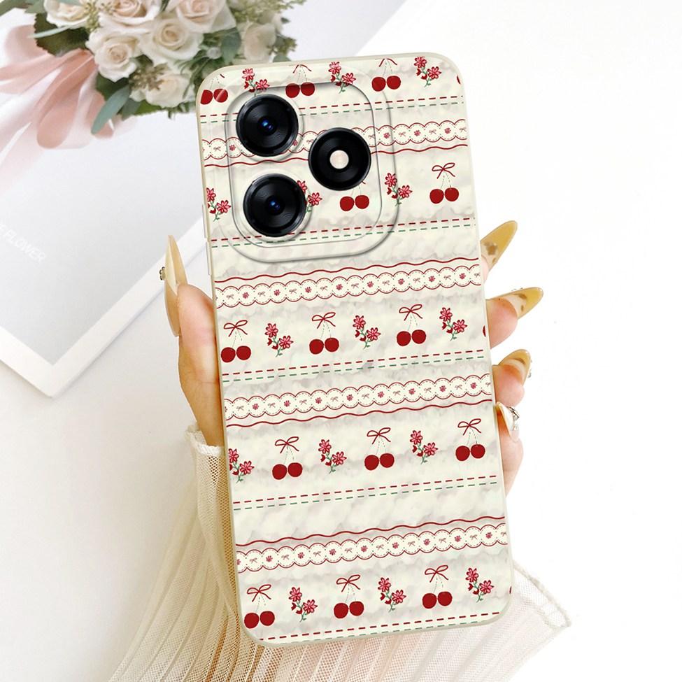 Case For Realme C51 RMX3830 Casing For Realme C53 RMX3760 Cover Silicone Luxury Fashion Cartoon Funny 2D Painted