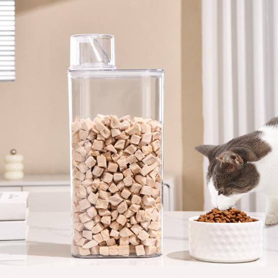 Versiegelter Lebensmittelaufbewahrungsbehälter Transparenter luftdichter Getreidebehälter Aufbewahrungsbehälter mit Ausgießer für Reis Bohnen Mehl Snacks Küche