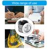 10X Vergrößerungsglaslinse Handheld Wiederaufladbare Augenlupe Vergrößerer mit Skala LED-Licht für Schmuck Briefmarken Inspektion