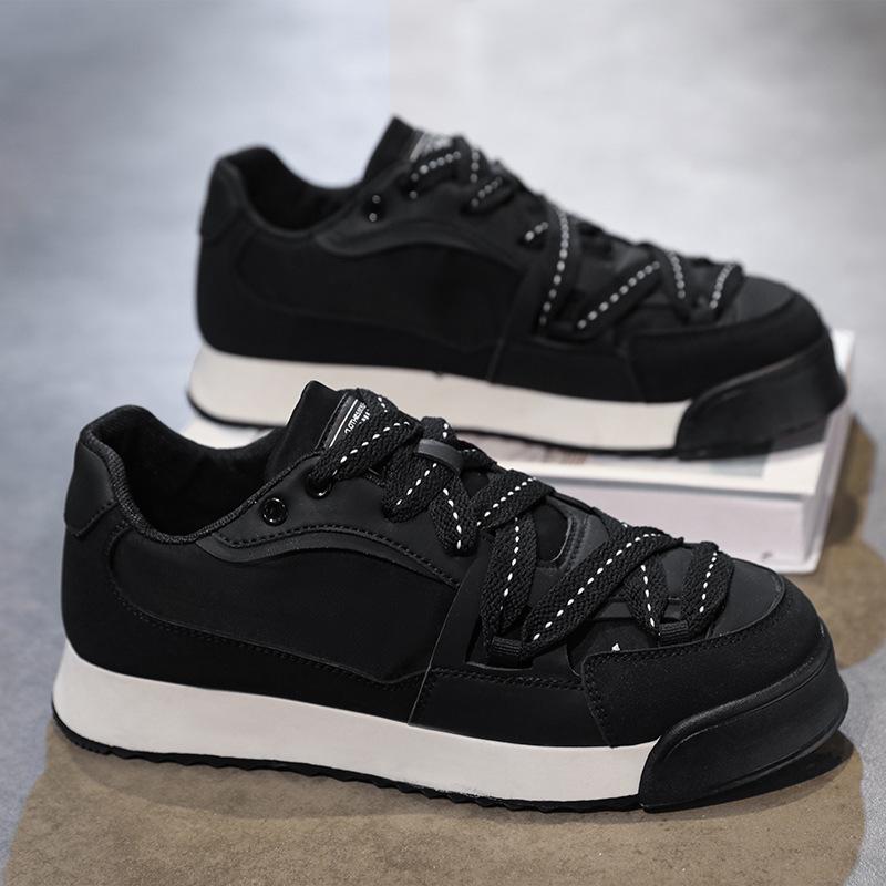 

Обувь Forrest Gump мужская универсальная весенняя новая низкая обувь на шнуровке для сноуборда мужская модная тенденция увеличивающая рост повседневная мужская обувь 45