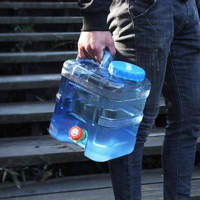 Pojemnik na wodę kempingową, przenośny dzbanek z kranem, gruby dozownik, szeroki napełniacz
