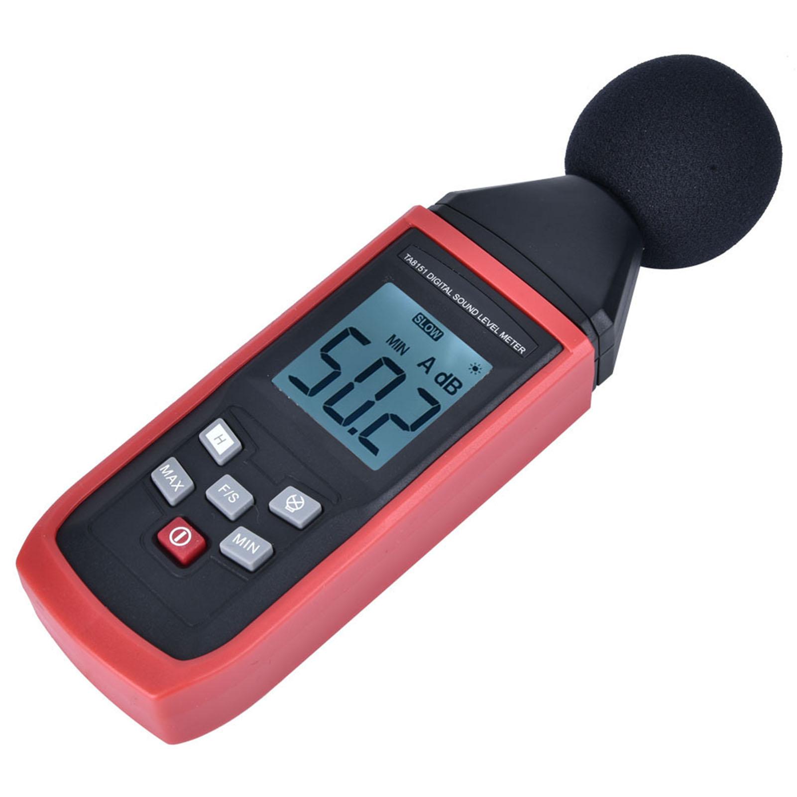 

TA8151 LCD Digital Sound Level Meter Noise Detect Tester Data Decibel Measurement 30 130dB