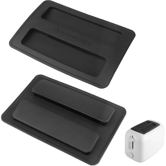 2 шт. Силиконовая крышка для тостера, термостойкая крышка для хлебопечки, крышка для тостера, верхняя крышка для хлебопечки, верхняя крышка для приборов-тостеров, пылезащитная крышка для хлебопечки