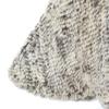 STEFANEL Hooded Rabbit Fur poncho Gray Jacket Women Used
