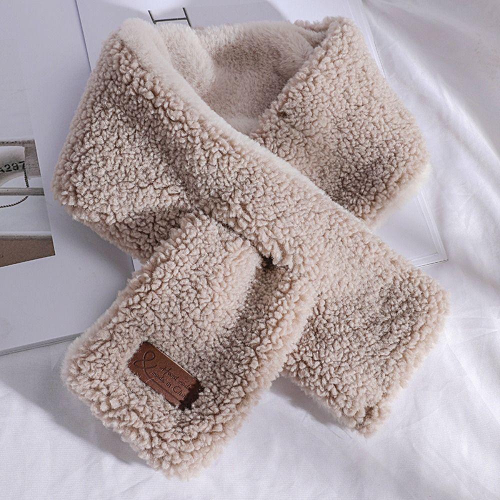 Thicken Neck Scarf Winter Warm Neck Warmer New Cross Scarf
