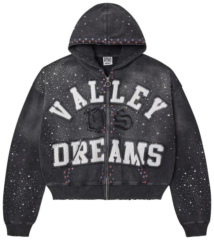 Europe, America 2025 American Graffiti Printing Men's and Women's Loose Casual Zipper Hooded Sweater Trendy Brand