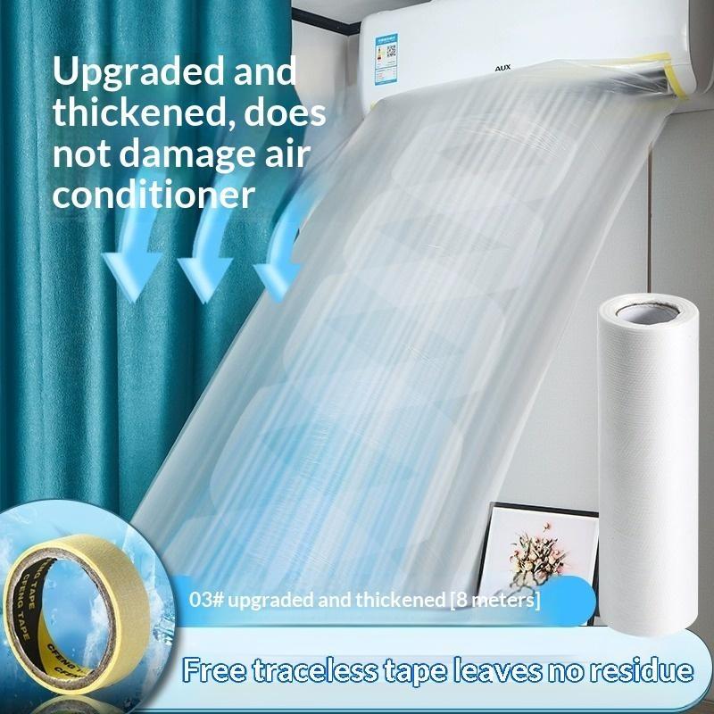 Plastic Air Conditioning Extended Bag 8-20M Folding AC Wind Delivery Duct Durable for Commercial Office Cooling