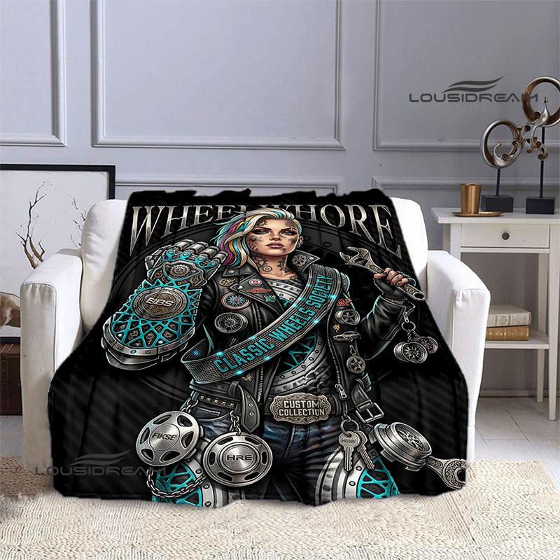 BBS LOGO printed blanket Picnic blanket Warm Flannel blankets Outdoor Blanket Home bed linings blankets for beds Birthday Gift
