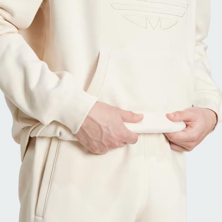 Adidas Originals 70S Logo Pattern Outdoor Casual Sports Hoodie Men Hoodies Miracle-White JN5969