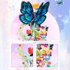 New Music Box Building Blocks Movable Butterfly Assembly Educational Toy Model Dream Desktop Decoration Girl's Birthday Gift