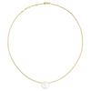 Dior Rose Des Vents 18K Gold Diamond Mother Of Pearl Necklace Women Necklace White JRDV95005_0000
