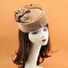 Solid Color Top Hat French Vintage Pillbox Hat New Headwear  Gift