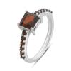 Silver Ring with Natural Garnet 2.058ct, Product Weight 2.47 G (2195481)