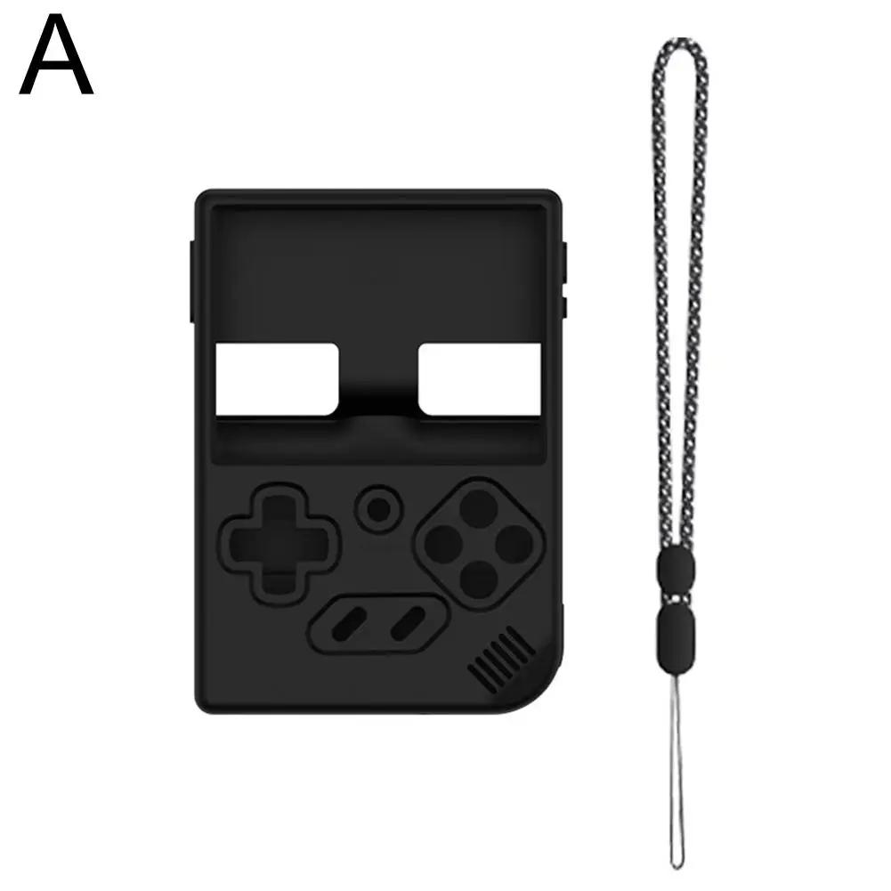 Für ANBERNIC RG35XX Plus Weiche Silikonhülle Handheld Weiche Anti-Hülle Spiel Tragbare Konsolen-Zubehör Konsole Drop Game Z5D3