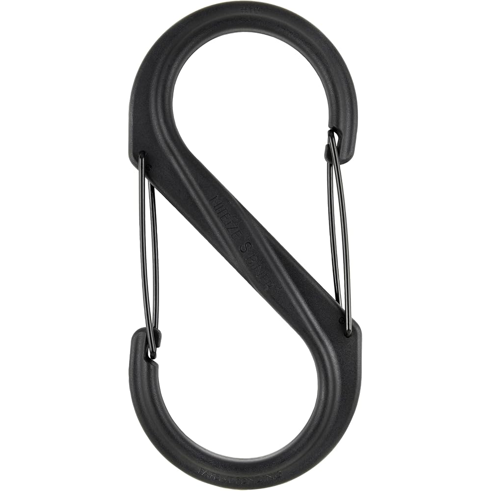 Nite Ize Big S-Biner #10 Black Durable Multi-Use Carabiner Clip 5.5 in Long