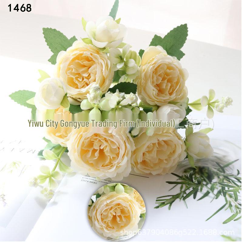 Realistic Artificial Rose Bouquets for Home, Wedding, and Hotel Decor
