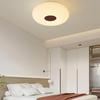 Modern Japanese Wood Grain Bedroom Ceiling Lamp