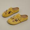 Casual women's summer new bag head slippers retro versatile without heel half drag outside sandals