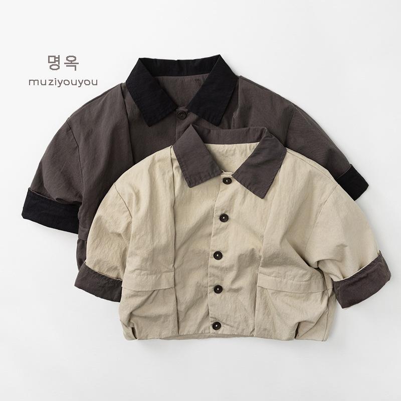 Korean Style Kids Girls Fashion Jacket Spring Casual Baby Outerwear Top
