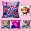S-Scott Pilgrim T-Takes Off Anime Celebrity Merchandise All-Match Printed Pillow Case Sofa Car Office Room Decoration Protector