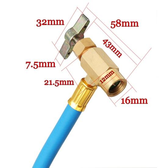 Recharge Hose Convenient to Use Reliable Low Fluid Resistance
