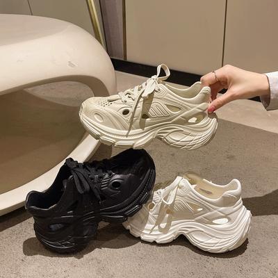 Dad Shoes Women's Summer Sports Shoes Retro Style Fashionable Versatile Outer Wear Casual Breathable Outdoor Hollow Breathable Women's Shoes