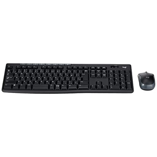 Logitech Wireless Mouse Keyboard Set Wireless MK270B Black Splashproof Windows Chrome Unifying Not Compatible