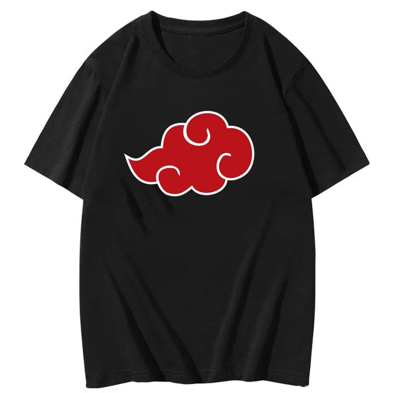 Unisex  Cloud Print T-shirt Comfortable Street Hip Hop Casual Fashion Summer Top Street Wear Harajuku Clothing