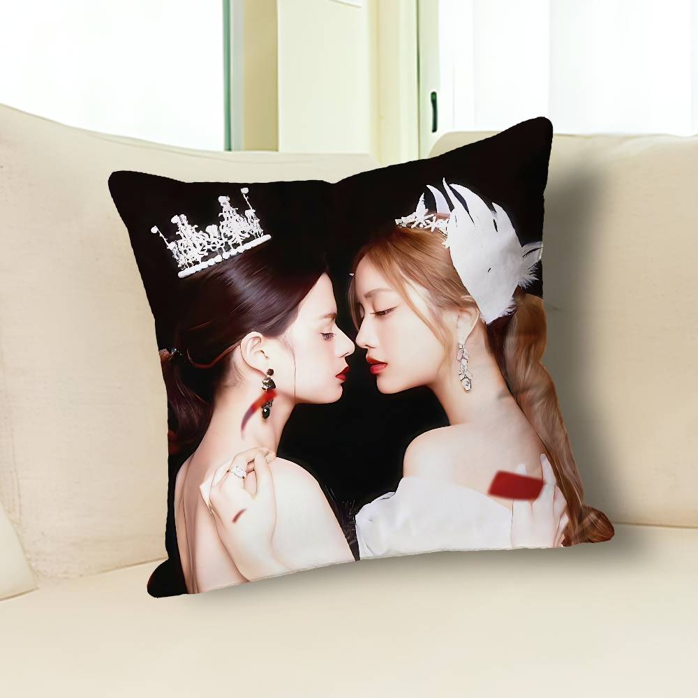 F-Freen Becky Pink T-Theory Various Sizes Square Pillow Case For Car Home Bedchamber Decor Custom Valentine Gift