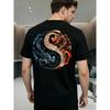 New American Street Trend Print 100Cotton Men Woment Tshirt Summer Autumn Daily Outdoor Sports Party Casual Loose Short Sleeve