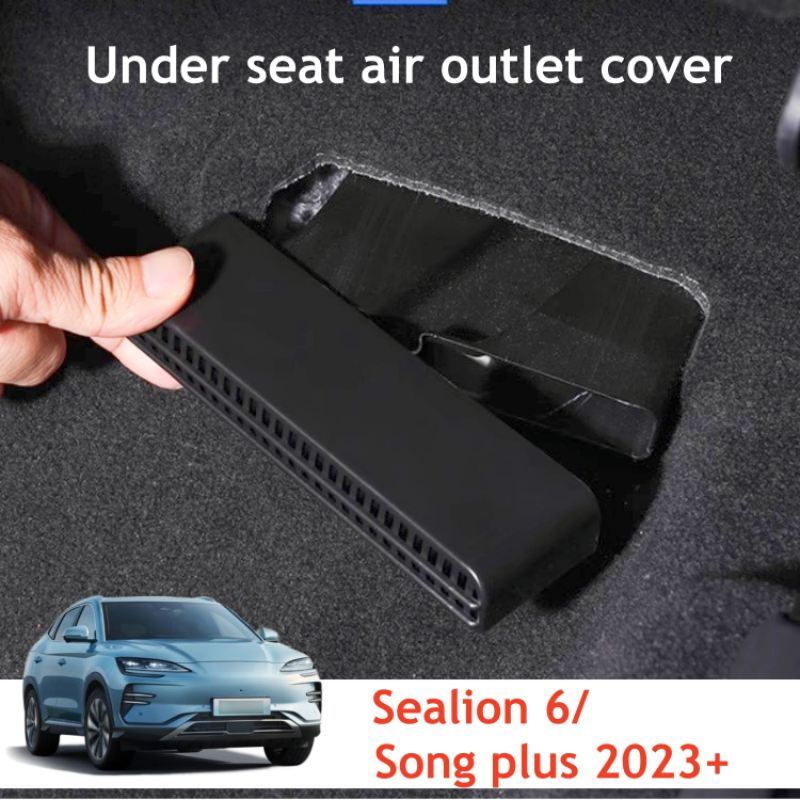 

For BYD Sealion 6 Seal U Song Plus Champion 2025 2024 Under Seat Air Outlet Flow Vent Intake Grille Cover Accessories EV