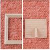 2pcs 1/12 Dollhouse Miniature  Photo Frame DIY Accessories Photo Display New Wood Photo Frame