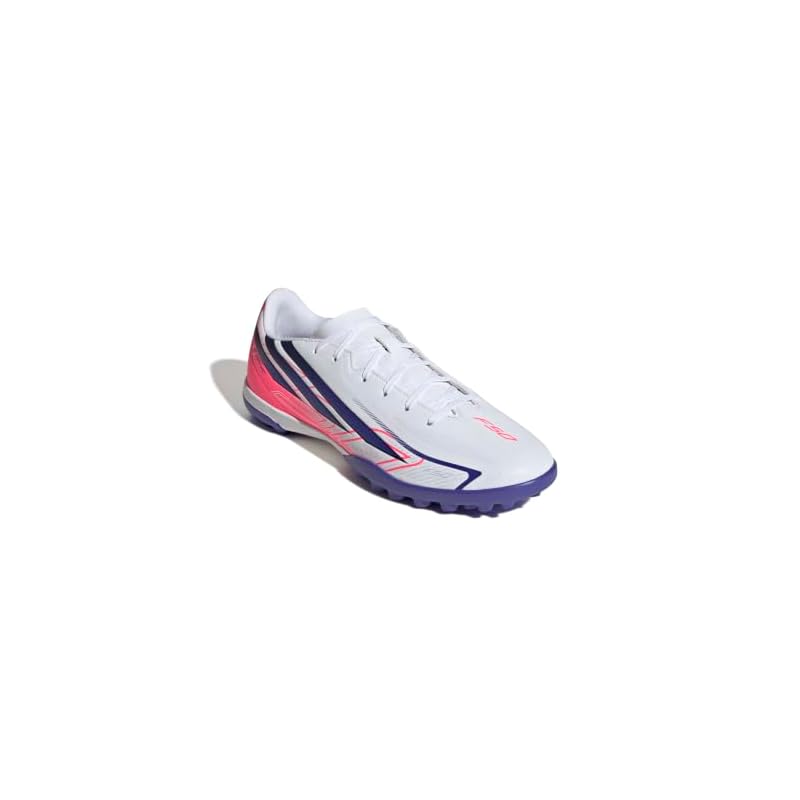 [Adidas] Futsal Shoes F50 HYPERFAST Club TF Unisex Adult OMN60 Footwear White/Solar Purple/Solar Turbo (KJ3409) 27.5 cm
