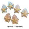 Personality Starfish Ear Studs Oil Drip Copper Star Dangle Earrings Starfish Shell Earrings  Daily
