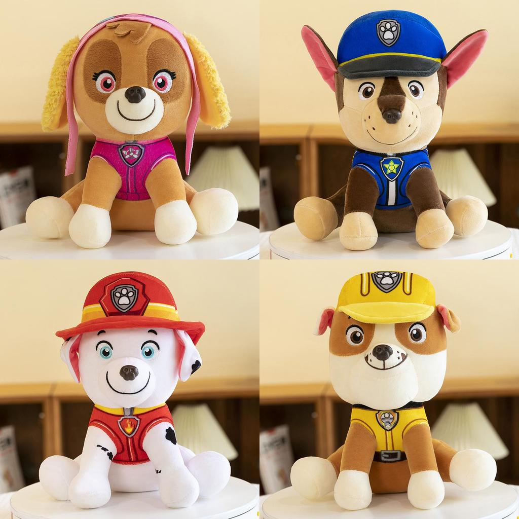 Paw Patrol Plush Toy Set With Cartoon Characters For Kids Gift Collection